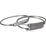 Guess 3 piece Tension Bracelet - Silver